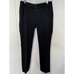 Women's Banana Republic lined wool Black Martin Fit Trousers Size 2